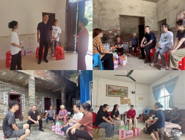 明升体育88开展2024年暑假家庭经济困难学生走访慰问活动